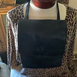 Frye leather crossbody Black leather